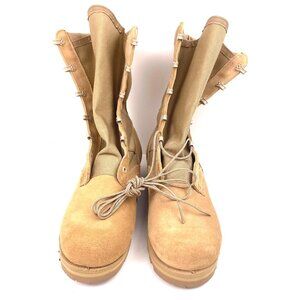 US Army Hot Weather Combat Boots Vibram Sole – Size 9R – Desert Tan – New w/ Tag